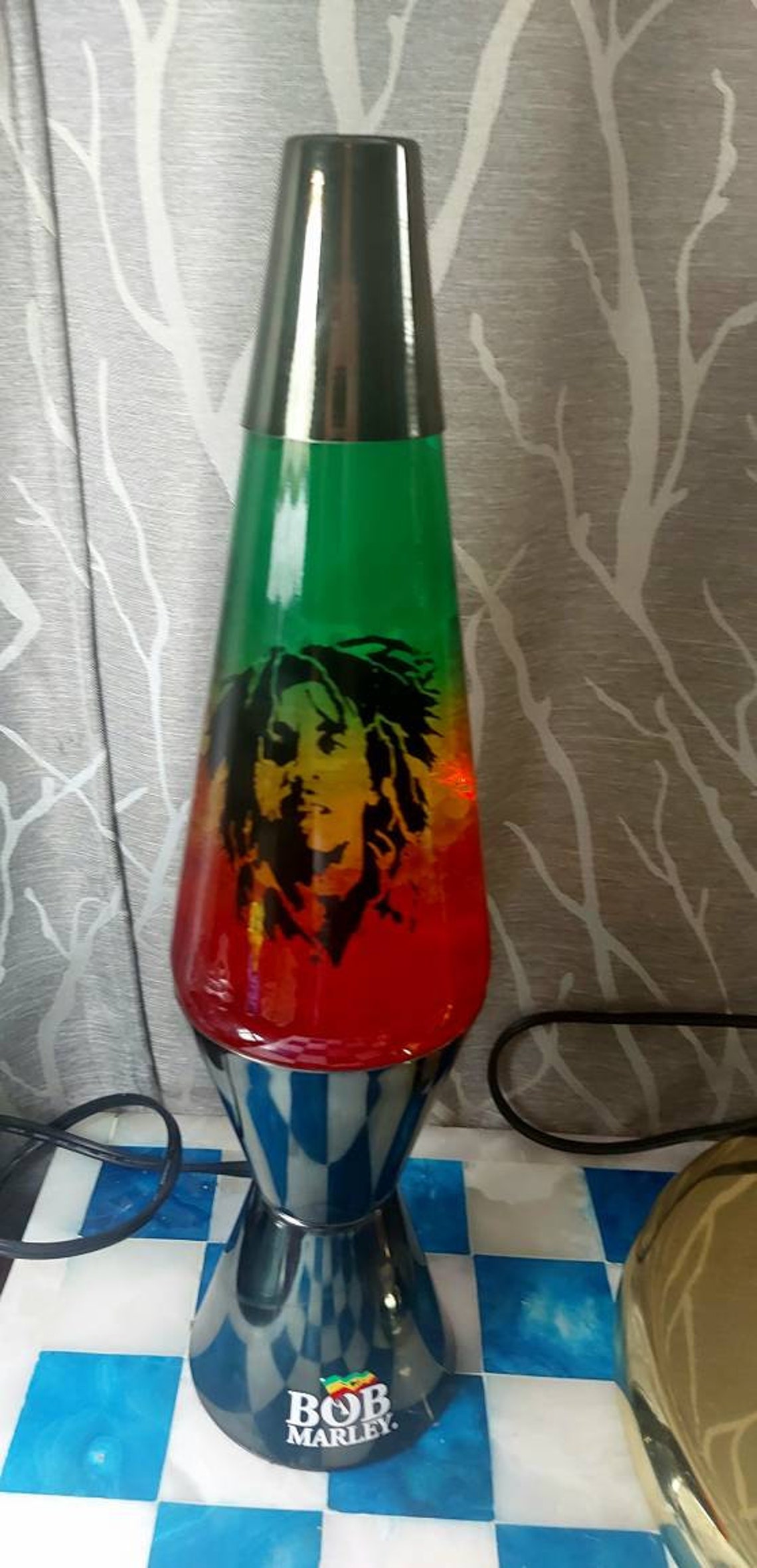 Bob Marley Lava Lamp Muliticolor Lava Vintage Red&green Etsy