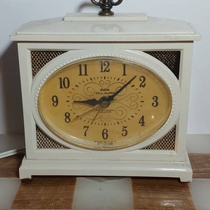 Westclox, Diallite, Electric Alarm Clock, Portable, Vintage 60s, Vintage Alarm Clock,