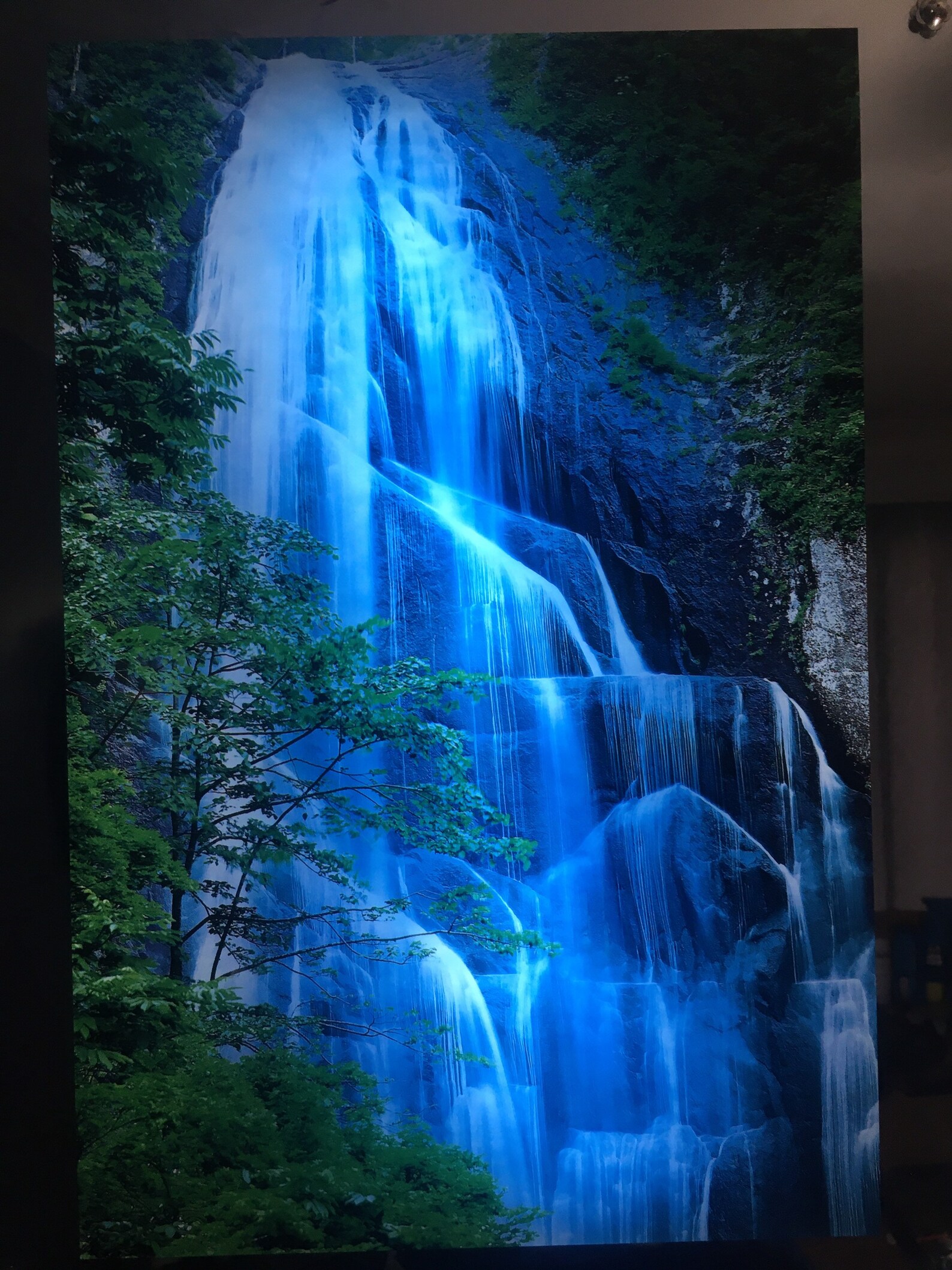 Motion&Sound Wall HangingMotion Picture Waterfall Vintage Etsy