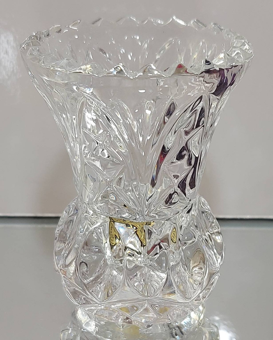 Kristal Zajecar Vase Vintage Lead Crystal Bohemia Etsy Canada