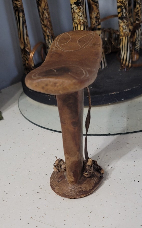 東アフリカ　トゥルカナ族　枕　1970年代　アンティーク African Turkana Tribe Wood Head Rest, Vintage, Antique, Wood