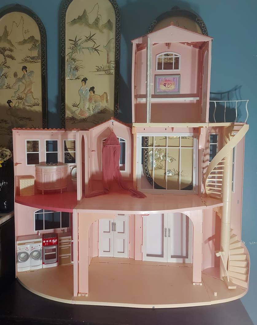 Barbie Dream House Girls Kids Play Mansion Pretend Dollhouse With Furniture