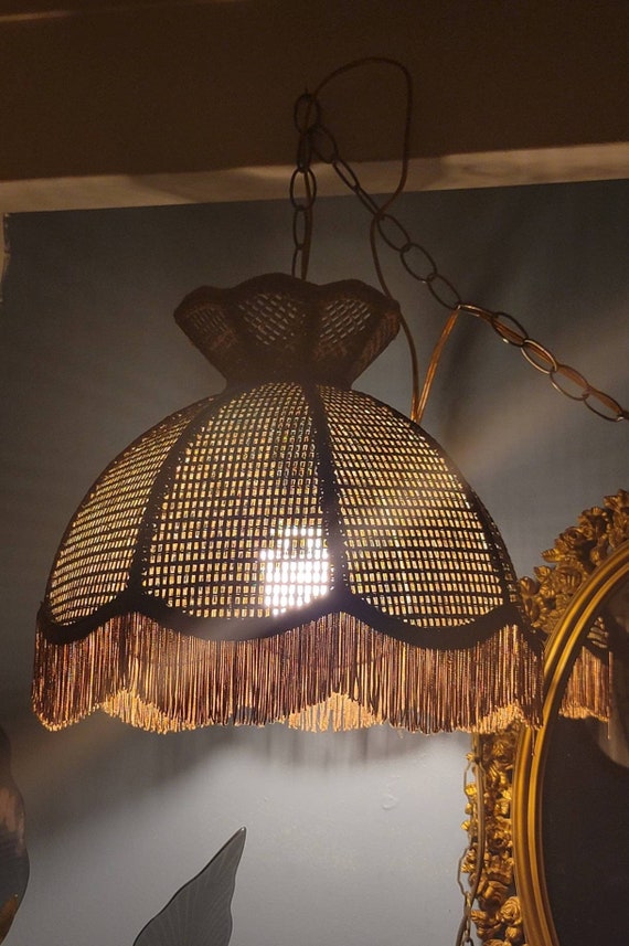 Vintage Swag Lamps - Foter  Cord cover, Diy lamp, Swag lamp