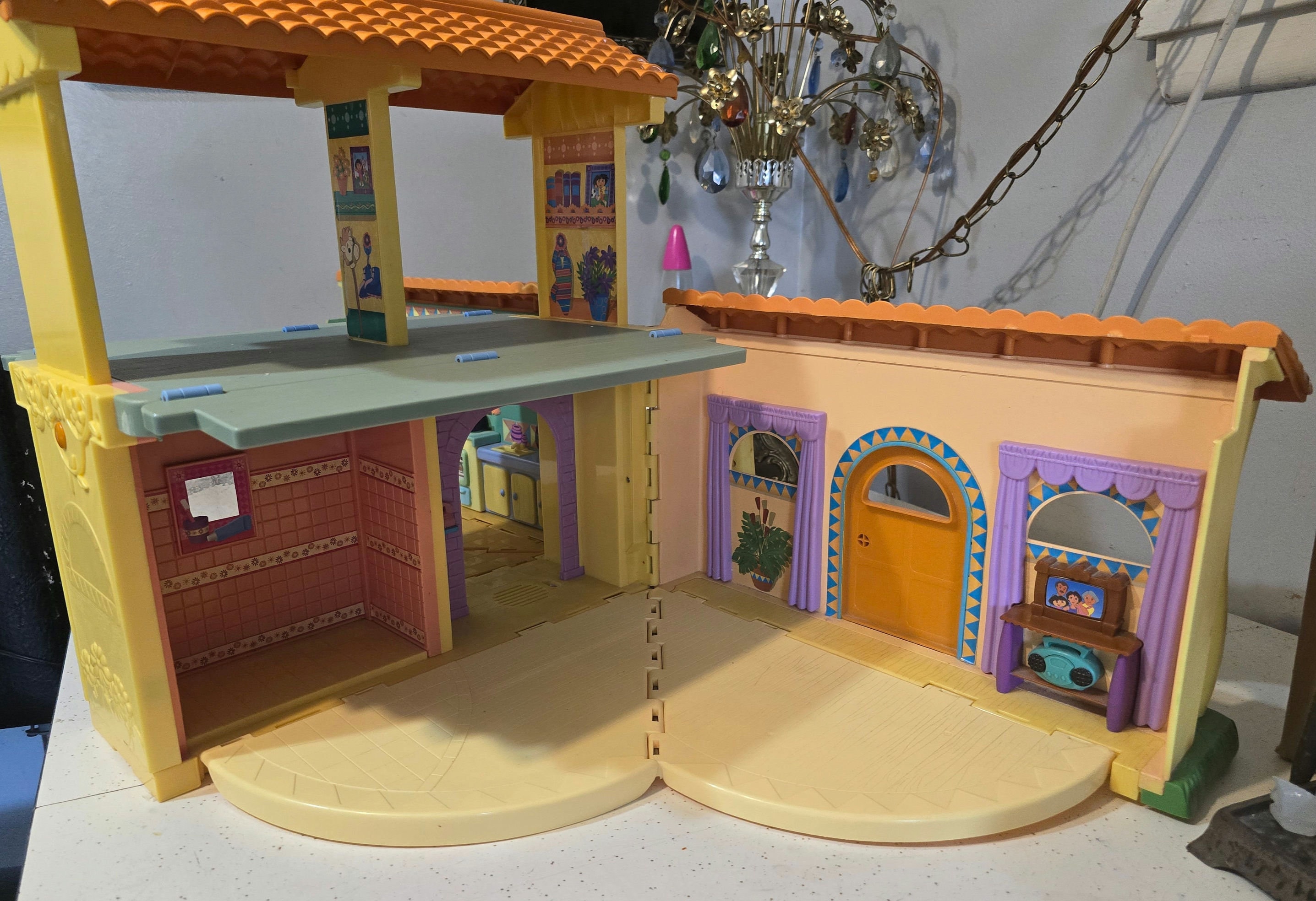 Dora the Explorer Doll House Interactive Dollhouse Doll Furniture Colllectible Childhood Memories Vintage Etsy