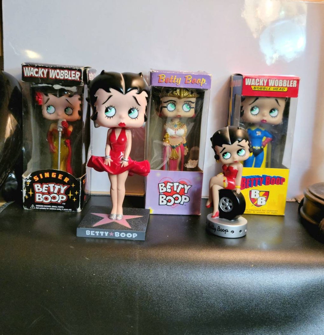 Betty Boop, Bobble Heads, Wacky Wobblers, Assorted Collectibles, Vintage 90s, Childhood Memories, Novelty, Authentic - Etsy Betty Boop, Bobble Heads, Wacky Wobblers, Assorted Collectibles, Vintage 90s, Childhood Memories, Novelty, Authentic - Etsy