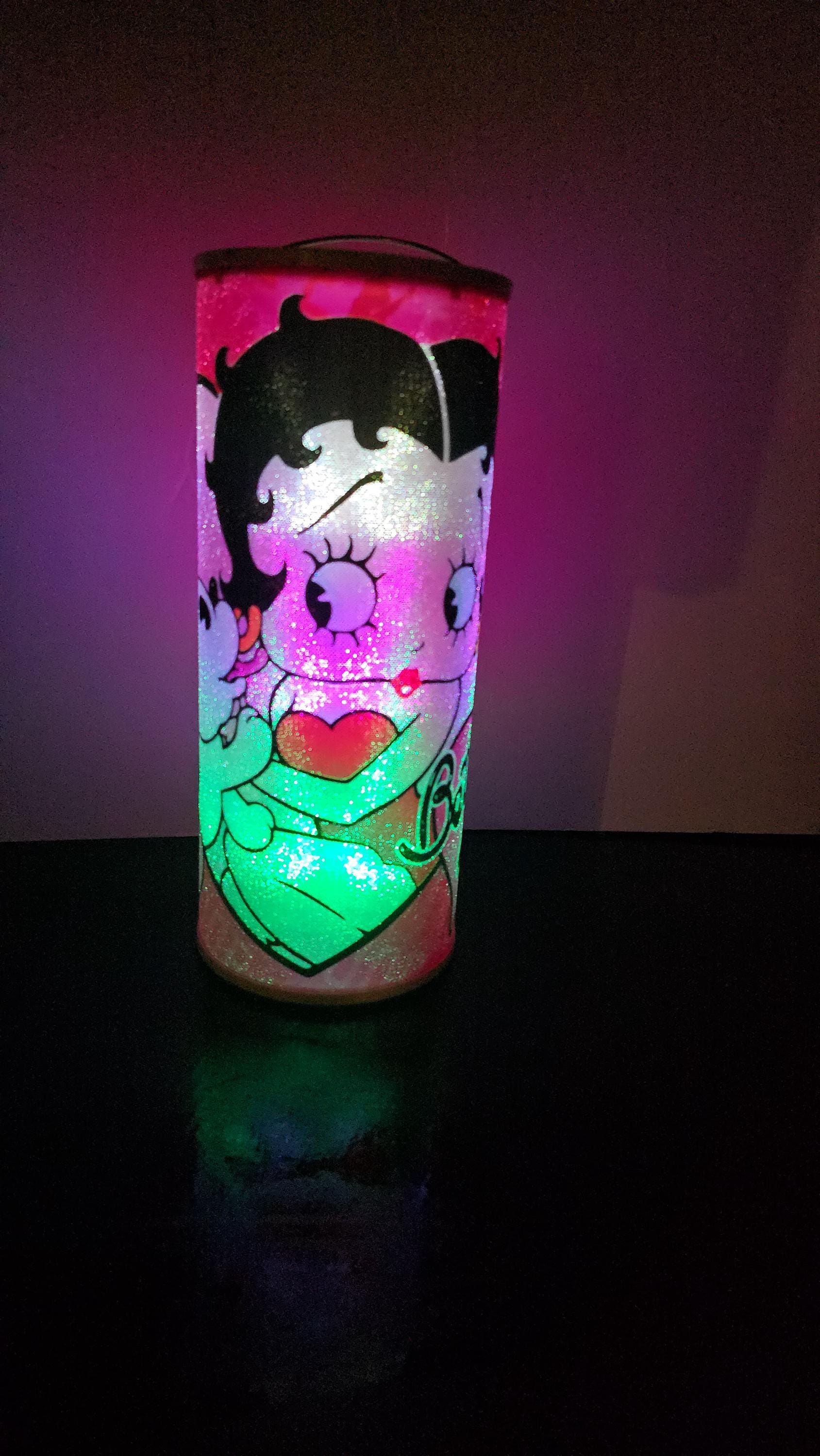 Betty Boop Lamp, Vintage Betty Boop, Color Changing, Hanging, Lamp 