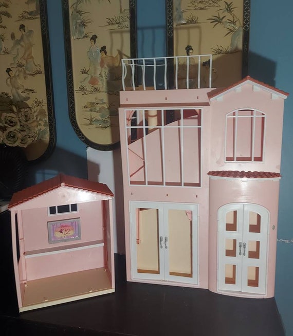 Geit Smerig eeuwig Mattel Barbie Droomhuis Vintage Poppenhuis Barbiehuis met - Etsy Nederland
