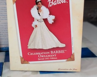 Barbie Ornaments, Hallmark, Vintage Christmas Tree Ornament, Collectible,