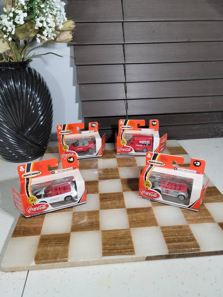 Coca-cola, Diecast Cars, Matchbox, 50th Anniversary, Vintage Coca