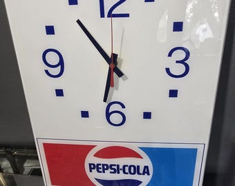 Pepsi PEPSI（ペプシ） レトロ アンティーク ヴィンテージ ビンテージ PEPSI 壁掛け時計 ペプシ Cola Pepsi Vintage 1960年代 ペプシコーラ インテリア時計