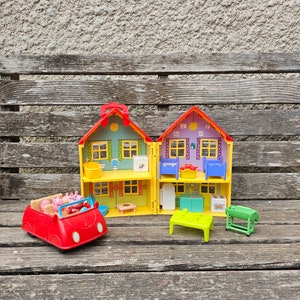 Peppa Pig Set, Playhouse, Accessories, Vintage, Childrens Toys, Childhood Memories, Collectible Toys, Peppa Pig,