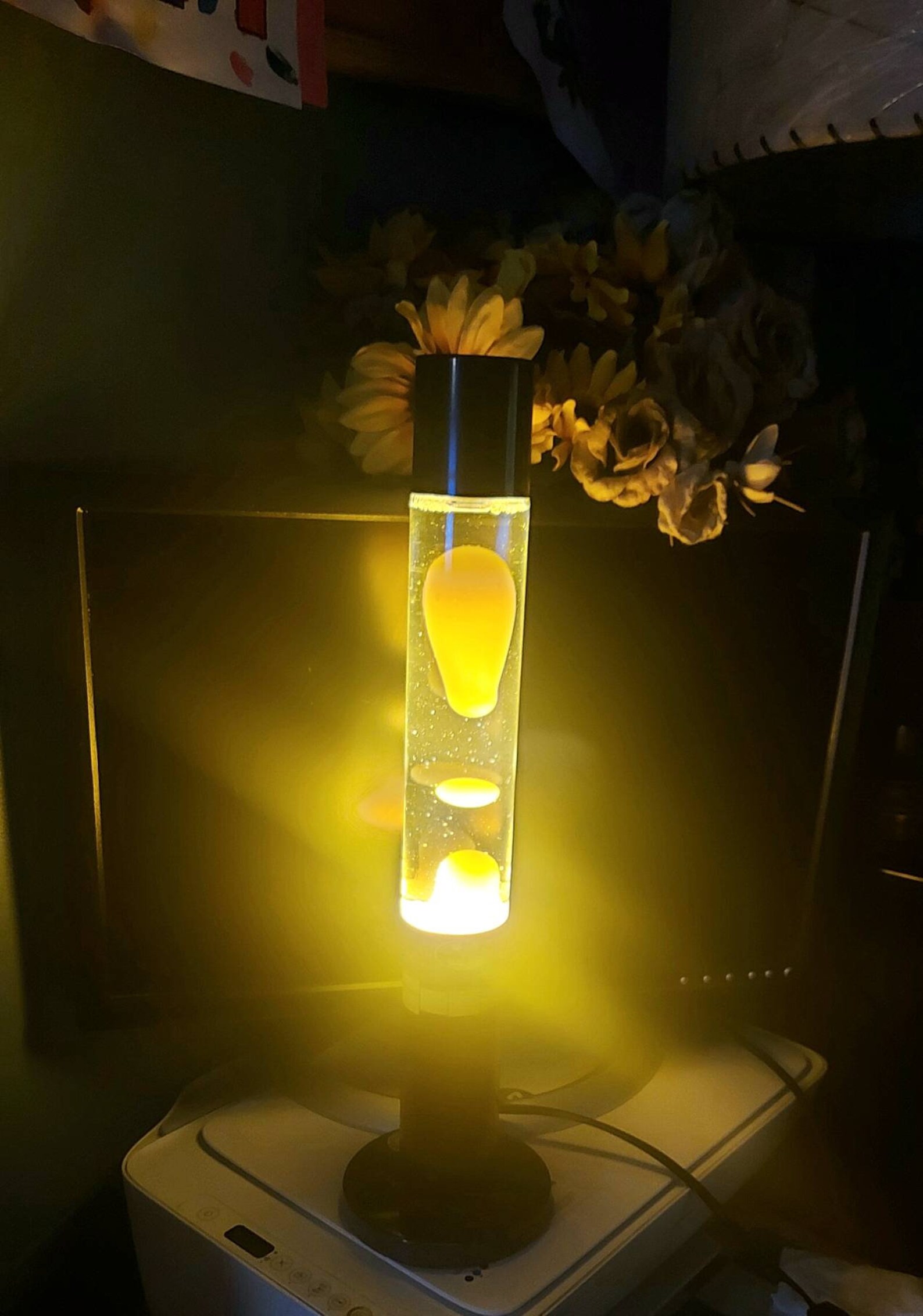 BATMAN Lava Lamp Bright Yellow Lava Vintage Lava Etsy UK