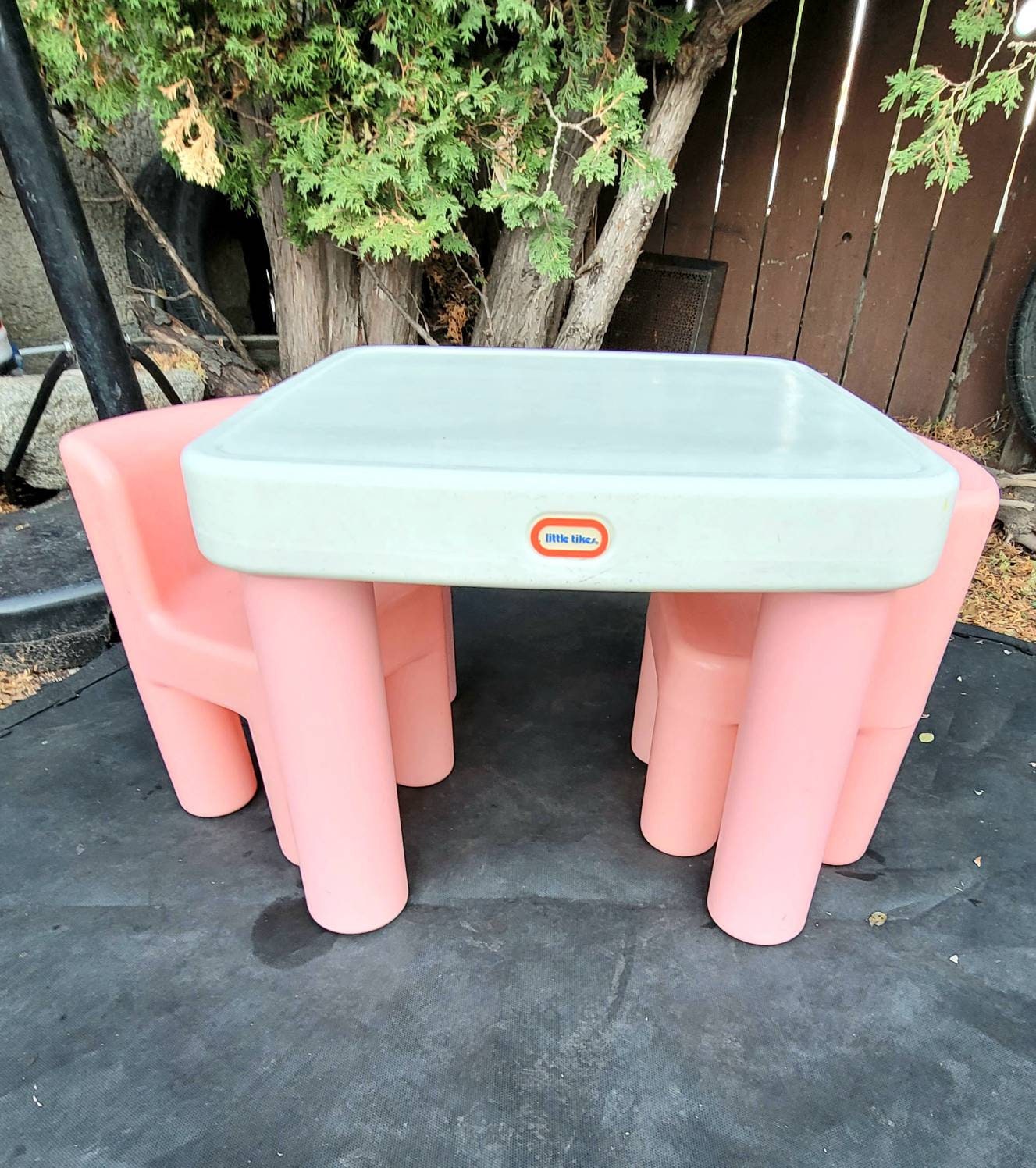 Little Tikes Table and Chairs Vintage Durable Plastic Etsy