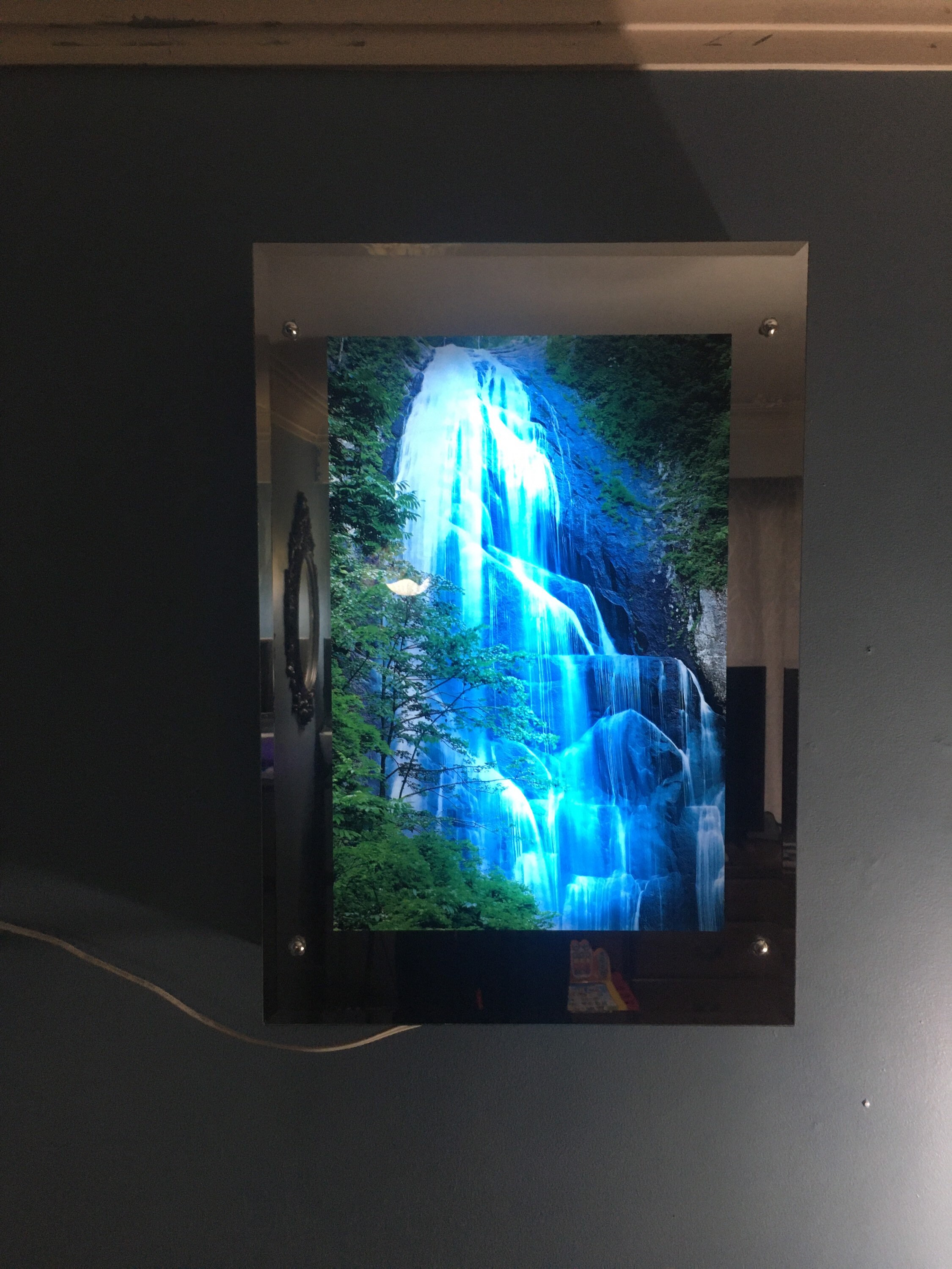 Motion&Sound Wall HangingMotion Picture Waterfall Vintage Etsy