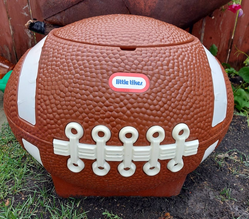 Little Tikes Football Toy Box Cooler Vintage 90s Durable Etsy