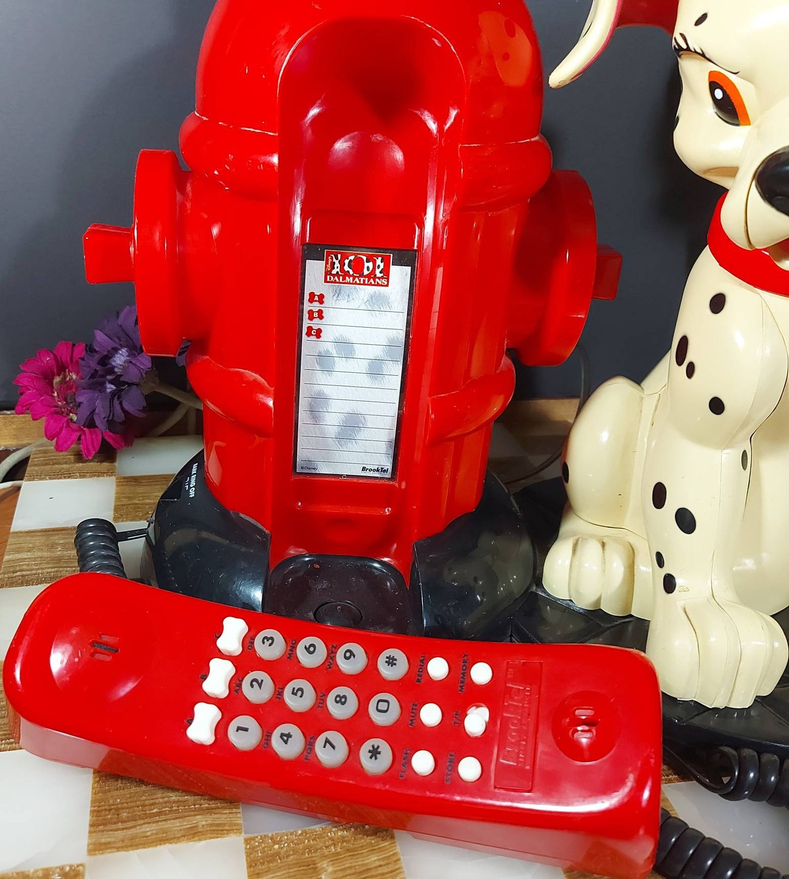 101 Dalmatians Landline Telephone Vintage 80s Disney Etsy