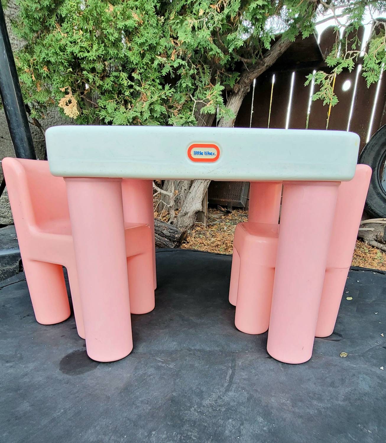 Little Tikes Table and Chairs Vintage Durable Plastic Etsy