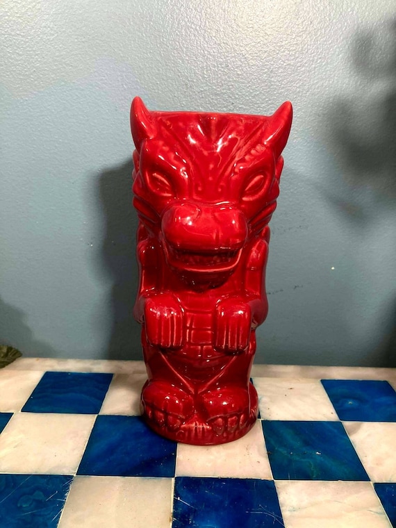TIKI ビンテージセラミックカップ Tiki Mug, Tiki Barware, Vintage, Tiki Cups, Planter, Bar