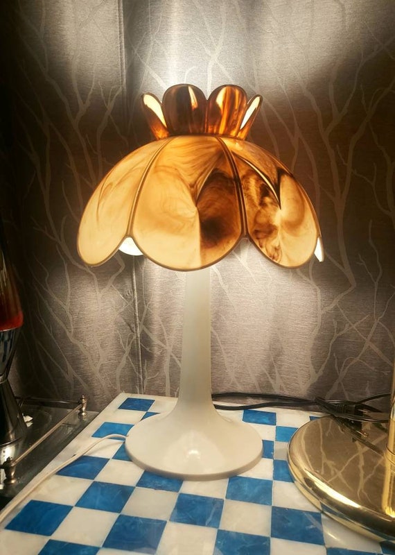 Softlite Inc Plastic Tiffany Lamp Vintage Etsy