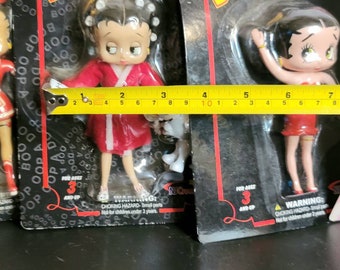 Betty Boop, Bendable Dolls, Poseable, Collectibles, Vintage 90s