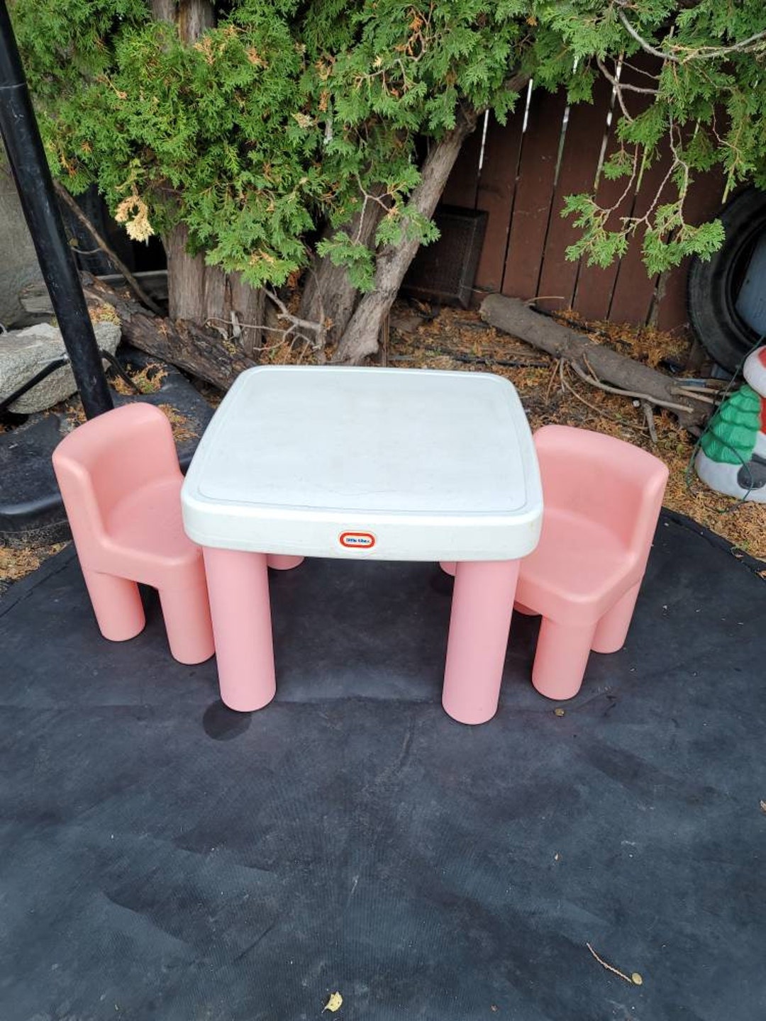 Little Tikes Table and Chairs Vintage Durable Plastic Etsy