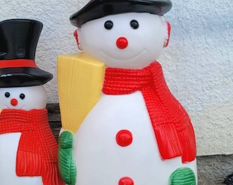Blow Mold, Large 43" BRIGHT!, Santa Clause, Christmas, Holidays, Lawn Decor, Yard Decor, Plastic, Vintage Blow Mold, Huge, Lights, Holidays,