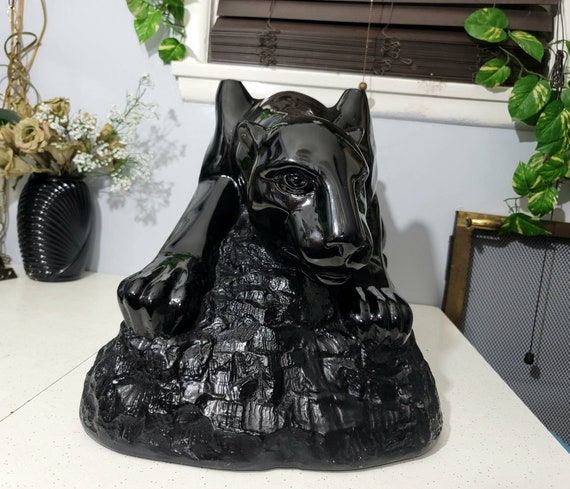 Vintage black panther coffee table best sale