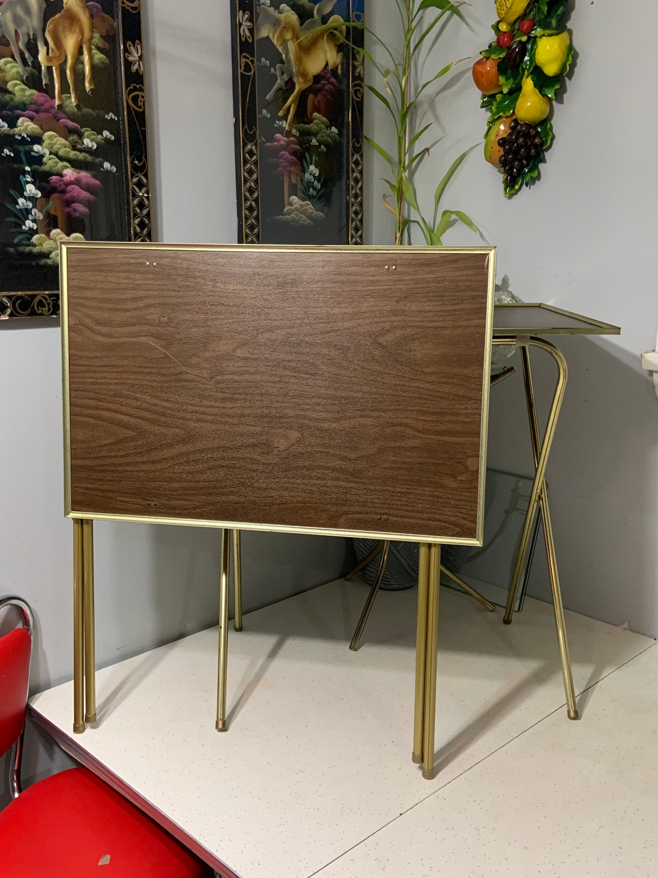 Brown sale tv trays