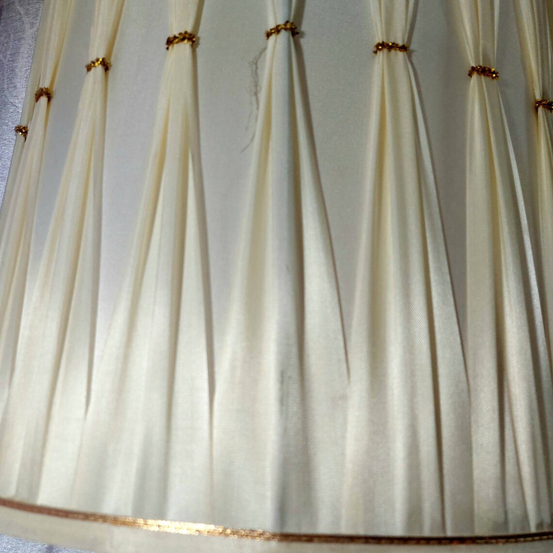 Lampshade Vintage Drum Lamp Shade Barrel Shade Hollywood Etsy