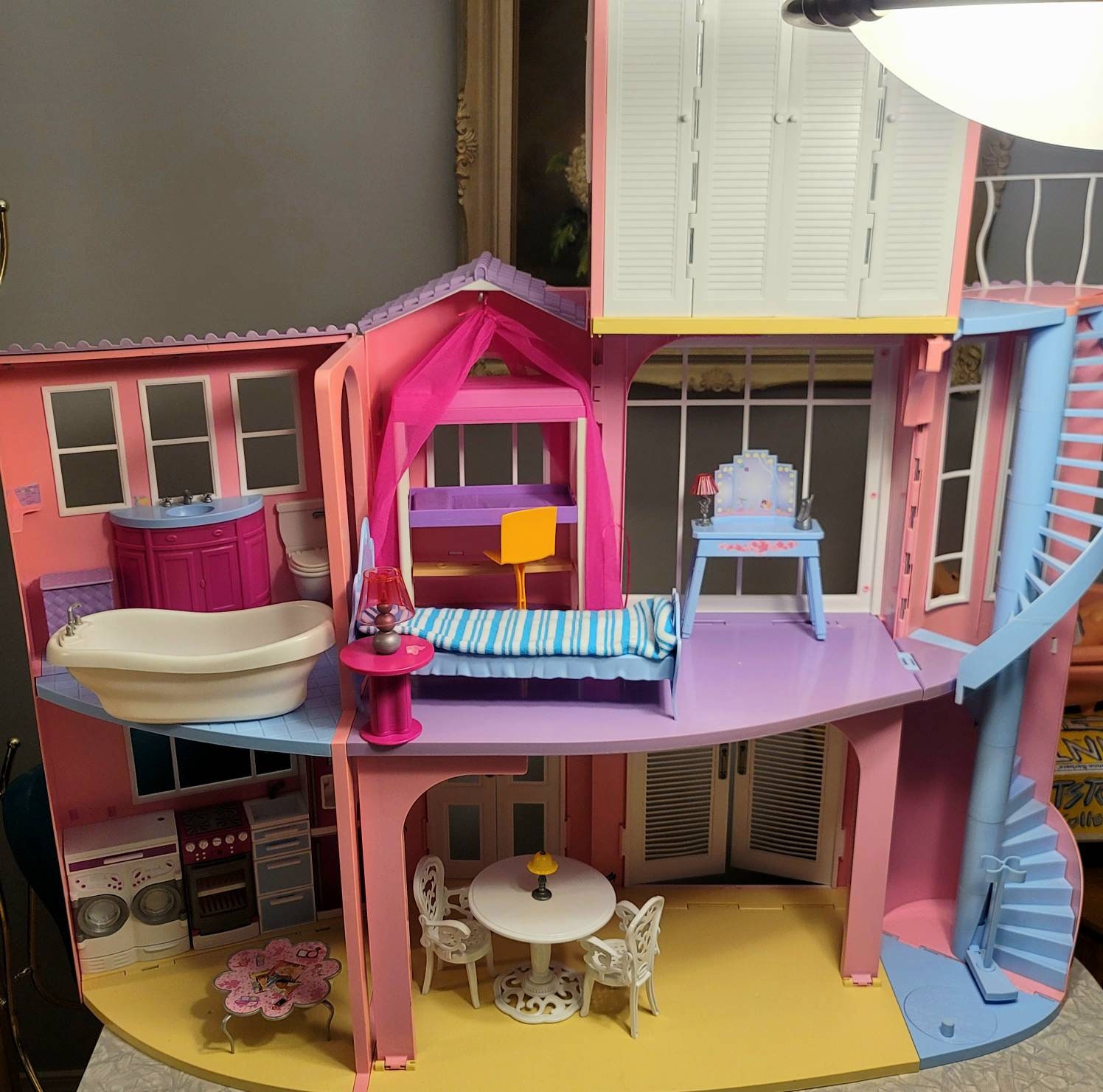 Barbie pink 3 story dream house sales