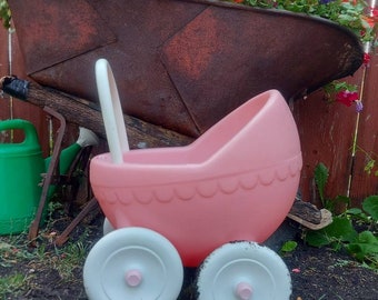 Life Size Little Tikes Doll Stroller Vintage 90s Durable Plastic Pink Stoller Canada Kids Toys Childhood Memories Etsy