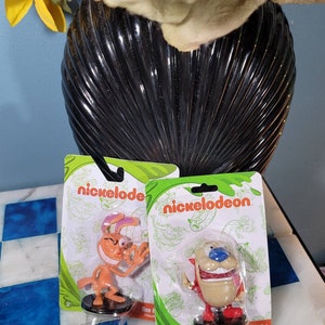Ren and Stimpy, Cake Toppers, Vintage, Brand New, Collectible, Figures, Toys, Childhood Memories, Novelty, Advertising, Cartoon