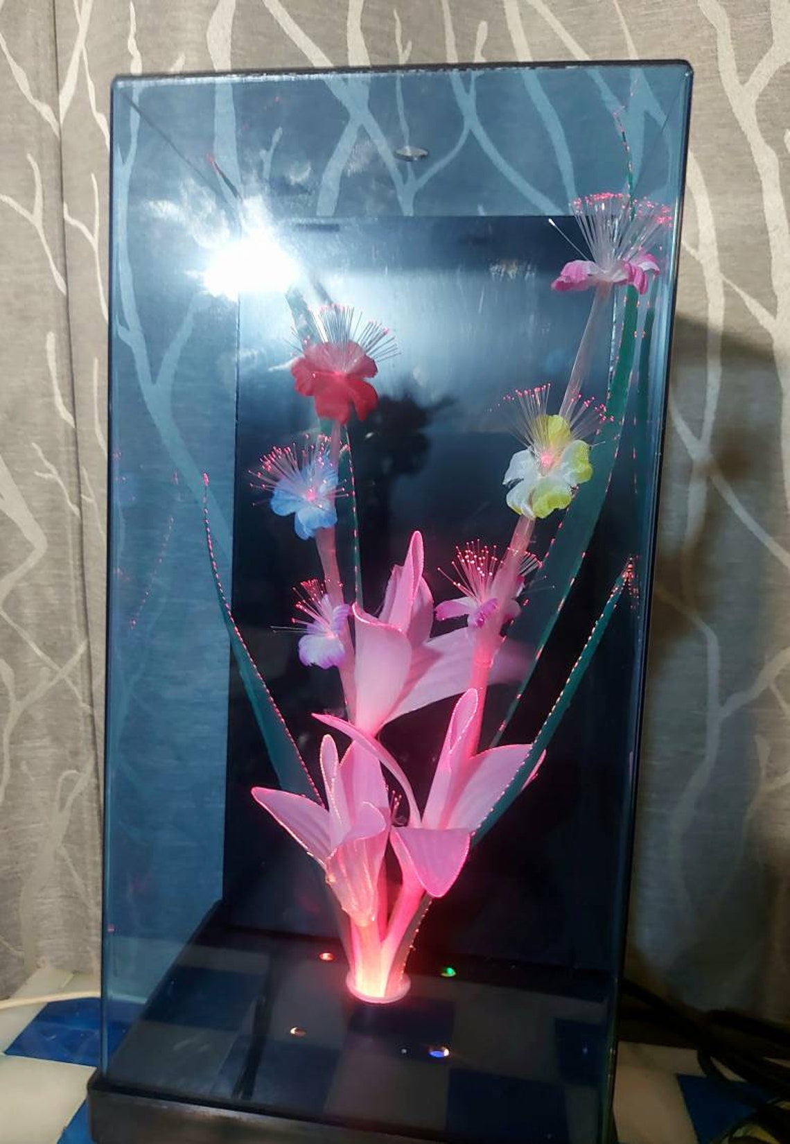 Fiber Optic Musical Lamp Vintage 80's Fibre Optic Light Etsy