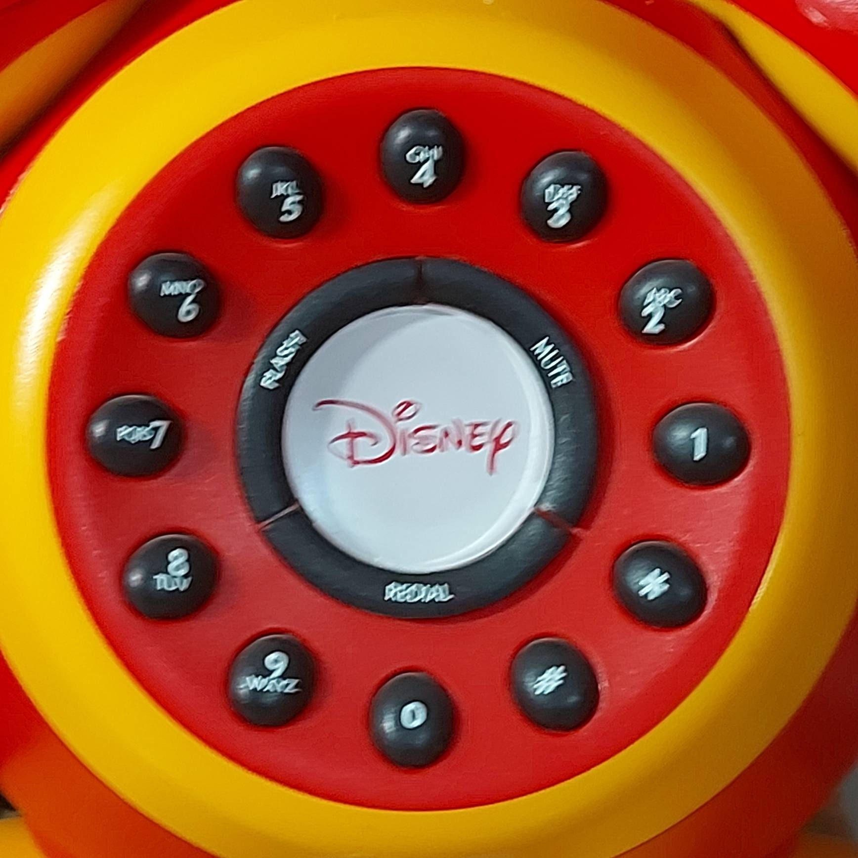 ディズニー、ミッキーマウス、固定電話、ビンテージ80年代、ビンテージ
