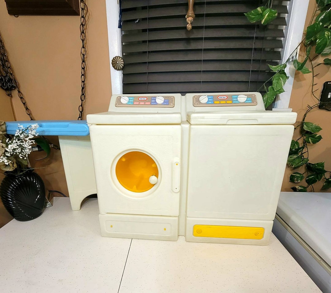 Little Tikes, Collectible Toys, Laundry, Washer Dryer Combo, Iron