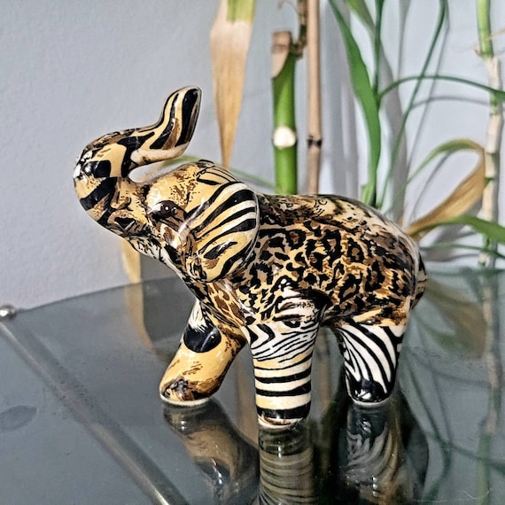 La Vie, Animal Figurines, (5pcs), Statue, Vintage 1980's, Ceramic