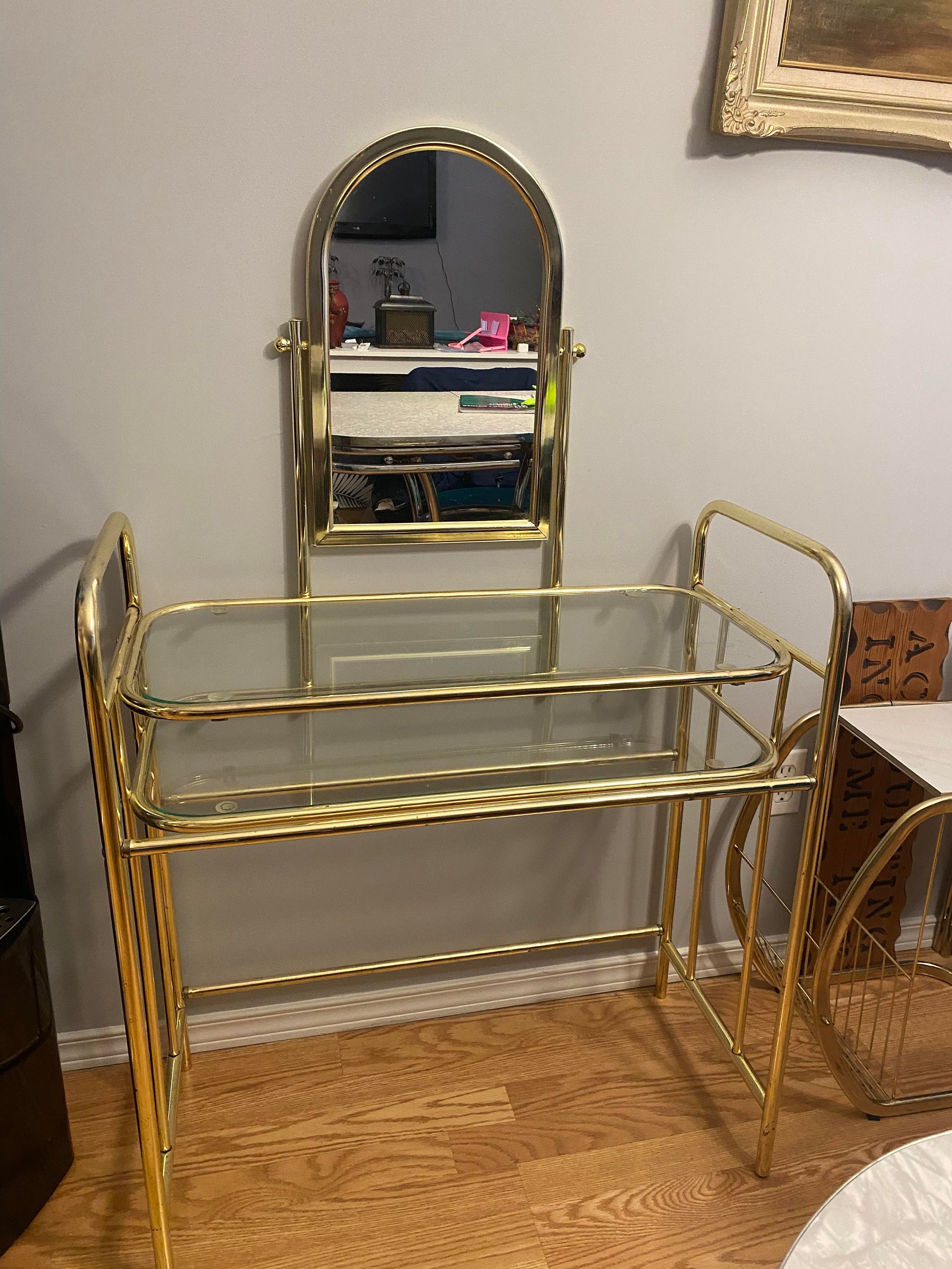 Brass vanity on sale