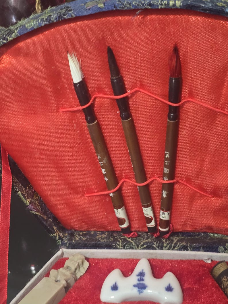 Chinese Calligraphy Set, Chinese Writing Set - Etsy