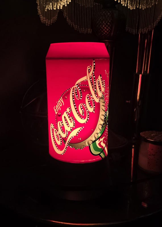 【 Coca-Cola 】 ヴィンテージ ガソライト ガスポンプランプ　雑貨 Coca-cola, Bubble Lamp, Vintage Water Lmap, Coca-cola Collectible