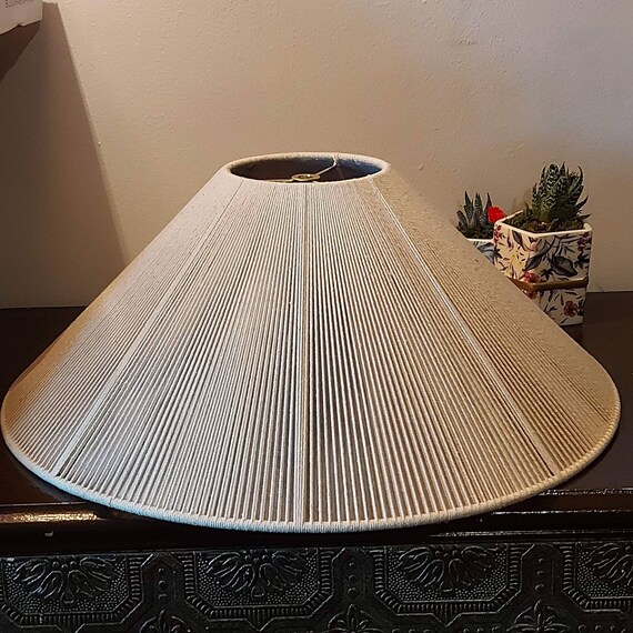 Vintage Thread Lampshade Home Decor Lighting Thread Lamp Etsy