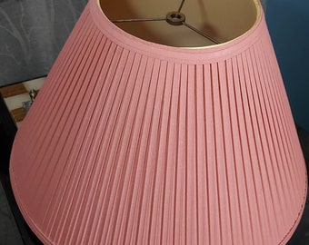 Vintage 80s, Table Lamp, Pink Ceramic, Pinks and Purples, Rainbow
