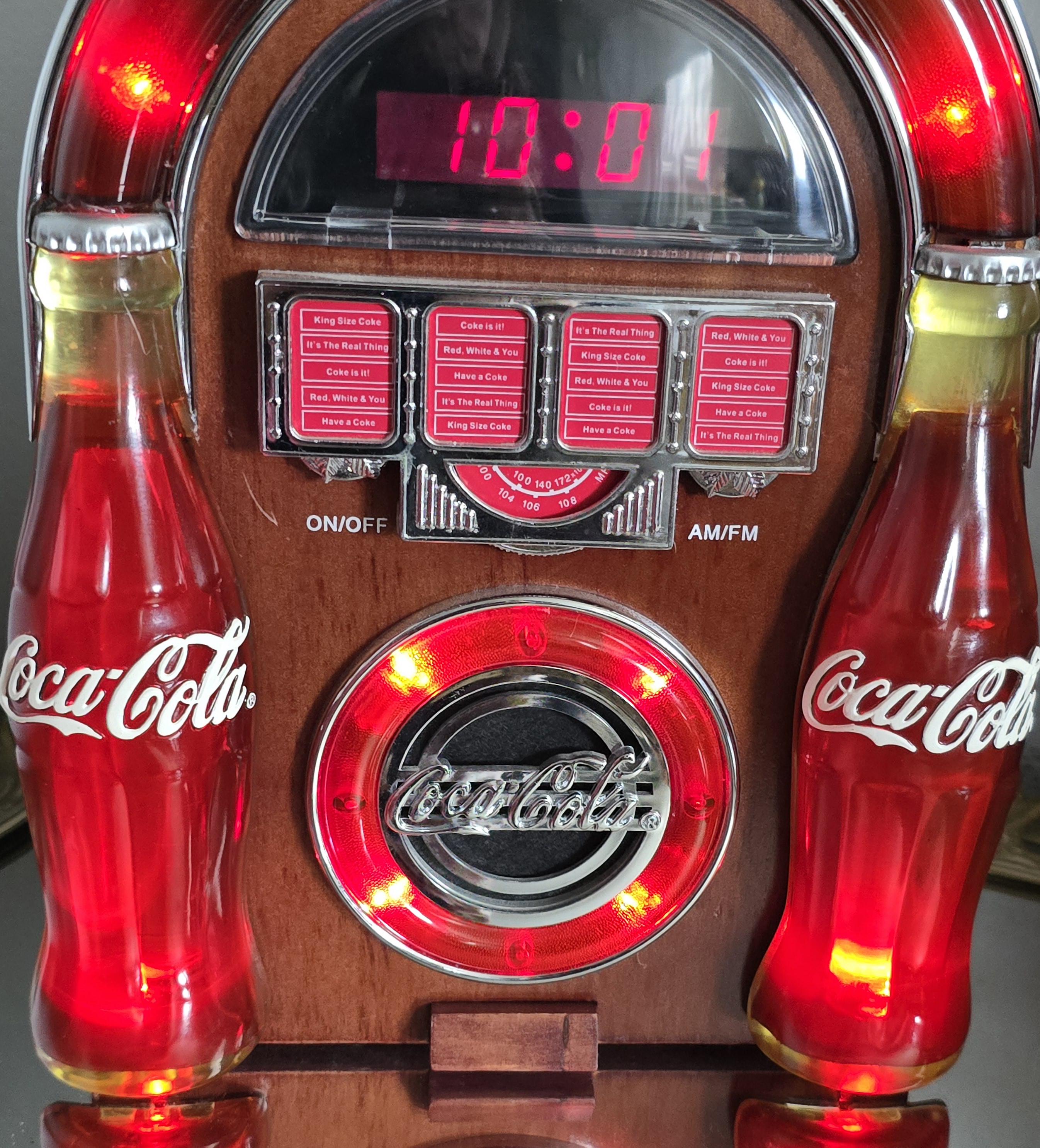 コレクション coca cola Jukebox type Radio vintage Coca Cola, Radio, Mini Jukebox, Lights Up, Vintage, Memories