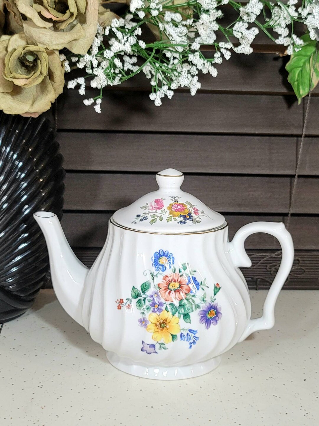 Vintage Teapot, Royal Oak, Ceramic Tea Pot, China, Dining&serving ...