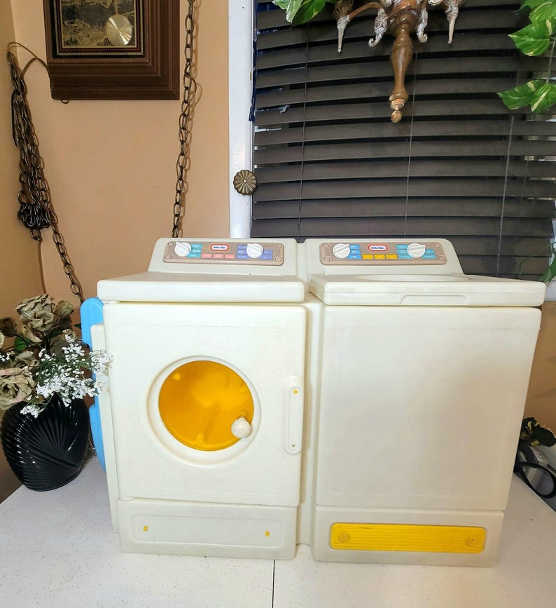 Little Tikes Collectible Toys Laundry Washer Dryer Combo Etsy