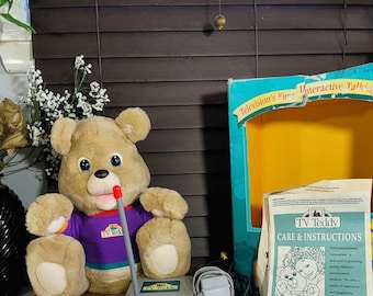 テレビテディ、インタラクティブテディベア、ヴィンテージ90年代、VCR