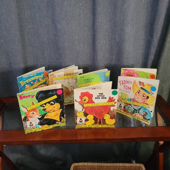 Magic Media Books with Records Collection, Vintage 70s, Childhood Memories, Music, Reading, Books,