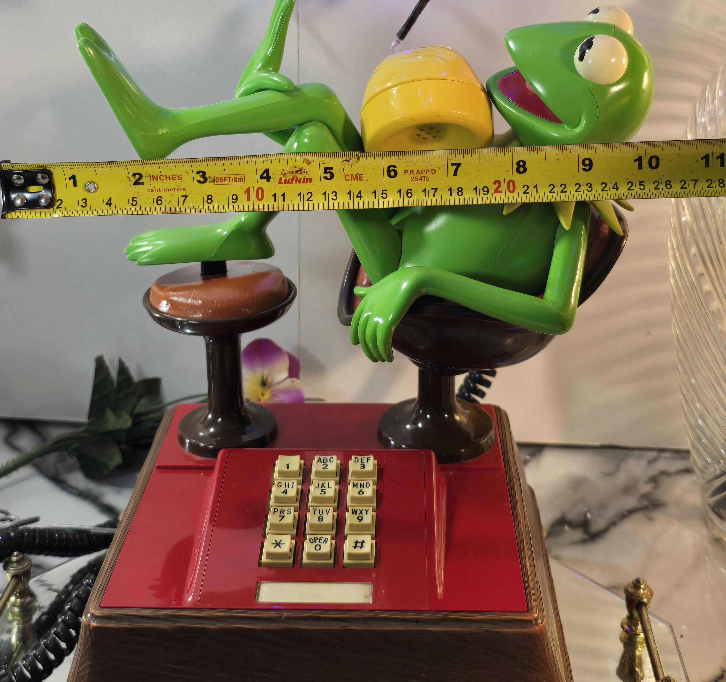 カーミット・ザ・フロッグ 電話機 Kermit the Frog, 1983, Jim Henson, Landline Telephone