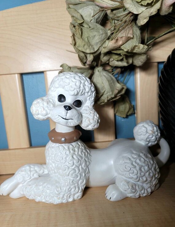 Poodle Statues, (2pcs), Figurines, Statues, Ceramic, Atlantic Mold