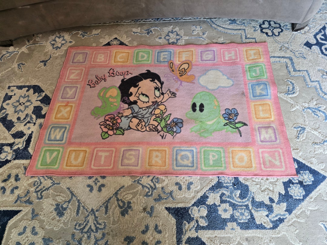 Betty Boop, Rug, Carpet, Room Decor, Vintage Novelty, Authentic ...