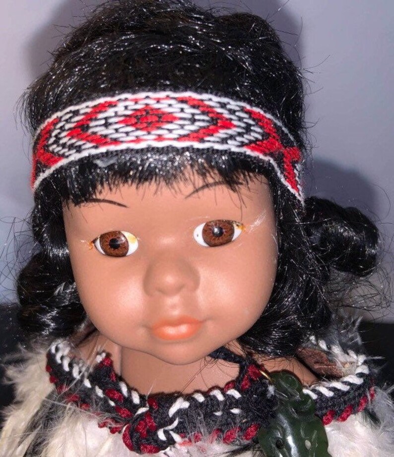 Native American Doll Vintage Porcelain Doll 7 Collectors Etsy